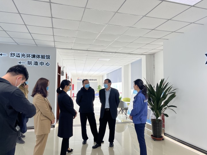 鶴壁市市委統戰部副部長、市工商聯黨組書記趙家喻一行蒞臨星如雨科技